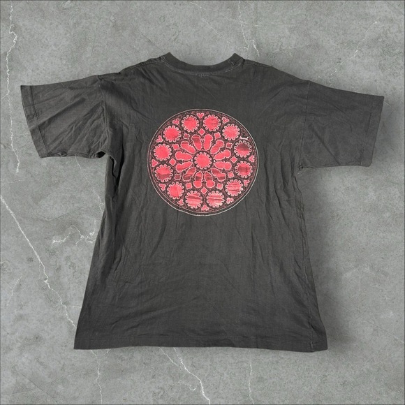 Vintage‎ Grave Shirt Mens XL Black 90s Euro Soulless Death Metal Band Tee Rare - Picture 10 of 10